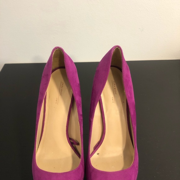 Zara Fuchsia Platform Heels - Picture 3 of 5
